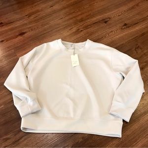 A new day Women Cream Long Sleeve  Crewneck Top size M